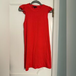 Size petite XS very soft Gibson flutter sleeve dress. Like new